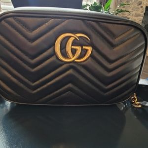 Gucci Marmont small shoulder bag.